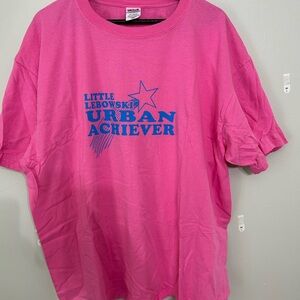 Big Lebowski urban achiever pink t-shirt 2XL